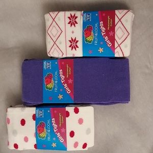 Girls Tights 3-bundle